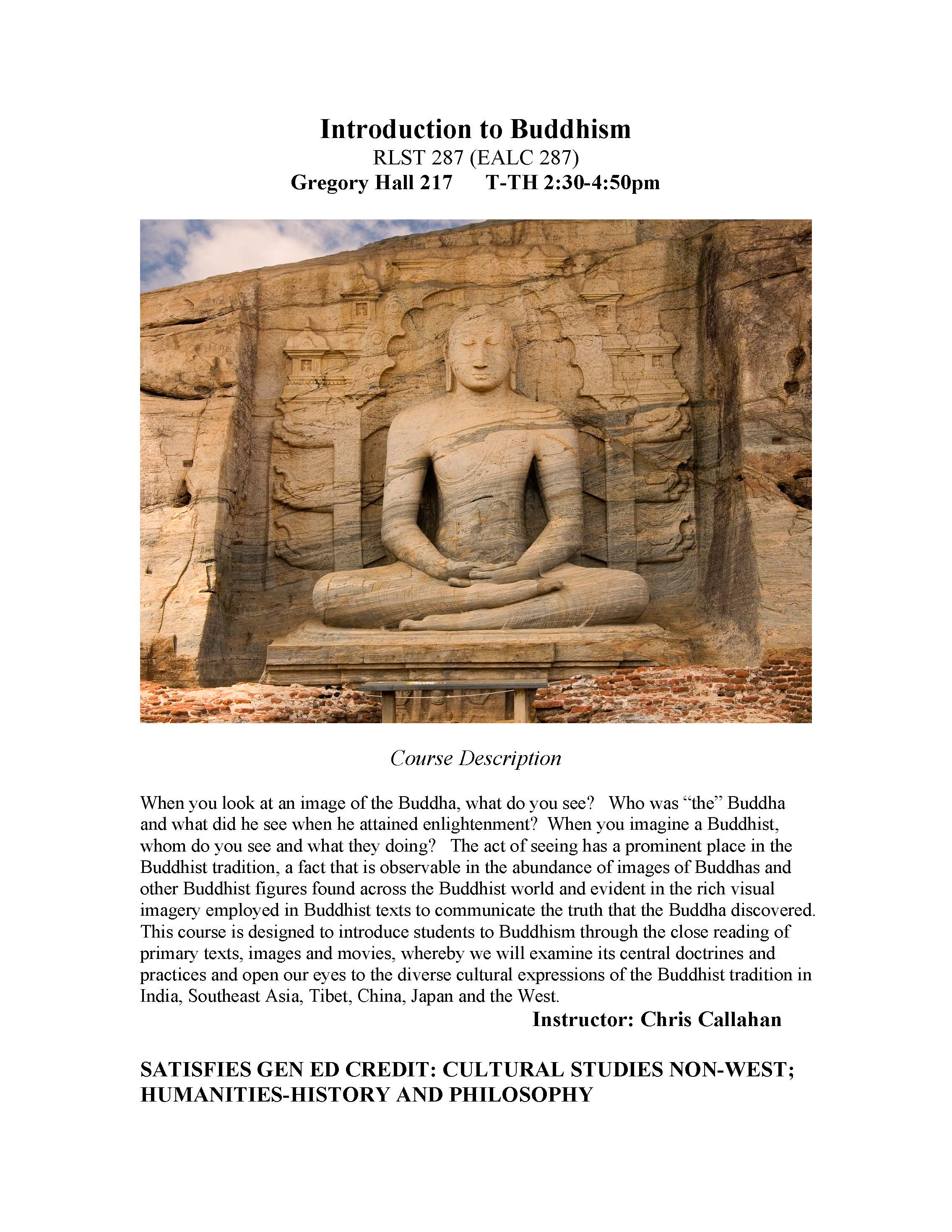 INTRO TO BUDDHISM FLYER
