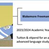 Blakemore Freeman fellowship image